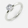 Mine Solitaire White Gold Ring Mount MBRG00174AW
