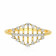 Mine Diamond Studded Casual Gold Ring MBRG00501