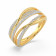 Mine Diamond Studded Casual Gold Ring MBRG00559