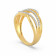 Mine Diamond Studded Broad Rings Gold Ring MBRG00561