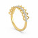 Mine Diamond Studded Eternity Gold Ring MBRG00685