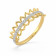 Mine Diamond Studded Eternity Gold Ring MBRG00685