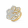 Mine Diamond Studded Cocktail Gold Ring MBRG00768