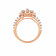 Mine Diamond Studded Broad Rings Gold Ring MBRG00824