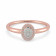 Mine Diamond Ellipse Ring