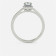 Mine Solitaire White Gold Ring Mount MBRG10112NW