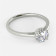 Mine Solitaire White Gold Ring Mount MBRG10112NW