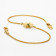 Malabar 22 KT Gold Studded Loose Bracelet MGFDZBR0134