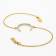 Malabar 22 KT Gold Studded Loose Bracelet MGFDZBR0141