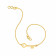 Malabar 22 KT Gold Studded Loose Bracelet MGFDZBR0142