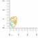 Malabar 22 KT Gold Studded Earring MGFDZEG0025