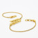 Malabar 22 KT Gold Studded Loose Bracelet MGFNOBR0146