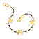 Malabar 22 KT Gold Studded Loose Bracelet MGFNOBR0152