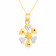 Malabar 22 KT Two Tone Gold Studded Casual Pendant MGFNOPD030