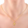 Malabar 22 KT Two Tone Gold Studded Casual Pendant MGFNOPD032