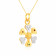 Malabar 22 KT Two Tone Gold Studded Casual Pendant MGFNOPD033
