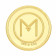 Malabar Gold 24k 999 Purity Rose 0.5g Gold Coin