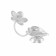 92.5 Purity Silver Leaf Diya MGSA92FD15