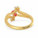Malabar 22 KT Gold Studded Casual Ring MHAAAAAAAYPK