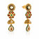 Ethnix 22 KT Gold Studded Jhumki Earring MHAAAAAABDOA
