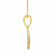 Malabar Gold Studded Heart Pendant