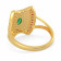 Malabar 22 KT Gold Studded Broad Ring MHAAAAAASAAR