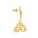 Malabar 22 KT Gold Studded Jhumki Earring MHAAAAAFMVHU