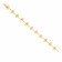 Malabar 22 KT Gold Studded Loose Bracelet MHAAAAAGWMMQ