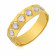 Malabar 22 KT Two Tone Gold Studded Ring For Men MHAAAAAGYFBF