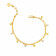 Malabar 22 KT Gold Studded Charms Bracelet MHAAAAAHBDGP