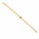 Malabar 22 KT Gold Studded Loose Bracelet MHAAAAAIESBF