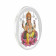 999 Purity 20 Grams Colour Ganesh Silver Coin MSGACL999P020G