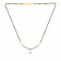 Mine Diamond Studded Semi Long Gold Mangalsutra MSIJTNIJTND00026XX