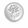 999 Purity 20 Grams Rose Silver Coin MSRSPL999P020G