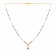 Malabar 22 KT Gold Studded Short Mangalsutra MSSGNO0132