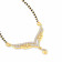 Malabar 22 KT Gold Studded Semi Long Mangalsutra MSSGWDYA0001