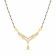 Malabar 22 KT Gold Studded Semi Long Mangalsutra MSSGWDYA0001