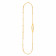 Malabar 22 KT Two Tone Gold Studded Chain For Kids NBJCHN039