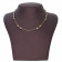 Malabar 22 KT Two Tone Gold Studded Semi Long Necklace NBJCHN102
