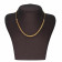 Malabar 22 KT Two Tone Gold Studded Semi Long Necklace NBJNKNO034
