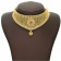Era Uncut Diamond Studded Close to Neck Gold Necklace Set NSNEERFVFLCKY019