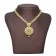 Precia Gemstone Studded Close to Neck Gold Necklace NEERHDCESJA009