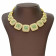 Era Uncut Diamond Studded Close to Neck Gold Necklace Set NSNEERJNRUSUY025