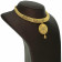 Malabar 22 KT Gold Studded  Necklace NEGECSRUSDT099