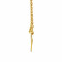 Malabar 18 KT Rose Gold Studded Semi Long Necklace NEGEDZRUCPT164