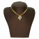 Malabar 22 KT Gold Studded  Necklace NEGEDZRUSJT064