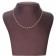 Malabar 22 KT Two Tone Gold Studded Semi Long Necklace NENOSA0398