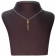 Malabar 22 KT Two Tone Gold Studded Semi Long Necklace NENOSA0401