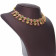 Precia Gemstone Studded Close to Neck Gold Necklace NEPRHDCESUB005