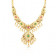 Precia Gemstone Studded Close to Neck Gold Necklace NEPRPHRUSDA025
